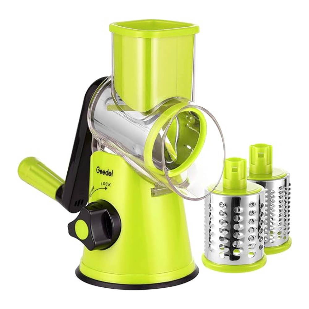 Versatile Rotary Cheese Grater & Vegetable Slicer - aero revive 2